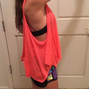 Bright neon coral tank!